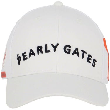 パーリーゲイツ PEARLY GATES　Bioネーム リサイクルツイル キャップ 053-5187501 030 ホワイト　2025年モデル ホワイト 詳細5