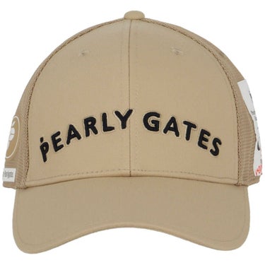 パーリーゲイツ PEARLY GATES　Bioネーム リサイクルツイル キャップ 053-5187501 040 ベージュ　2025年モデル ベージュ 詳細5