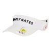パーリーゲイツ PEARLY GATES　Bioネーム リサイクルツイル バイザー 053-5187502 030 ホワイト　2025年モデル ホワイト