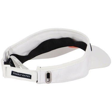 パーリーゲイツ PEARLY GATES　Bioネーム リサイクルツイル バイザー 053-5187502 030 ホワイト　2025年モデル ホワイト 詳細2