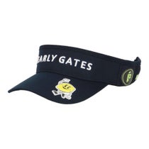 パーリーゲイツ PEARLY GATES　Bioネーム リサイクルツイル バイザー 053-5187502 120 ネイビー　2025年モデル