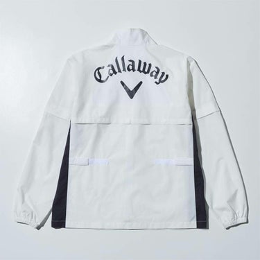 キャロウェイ Callaway　メンズ レインウェア 上下セット C25989100　2025年モデル ホワイト　詳細2