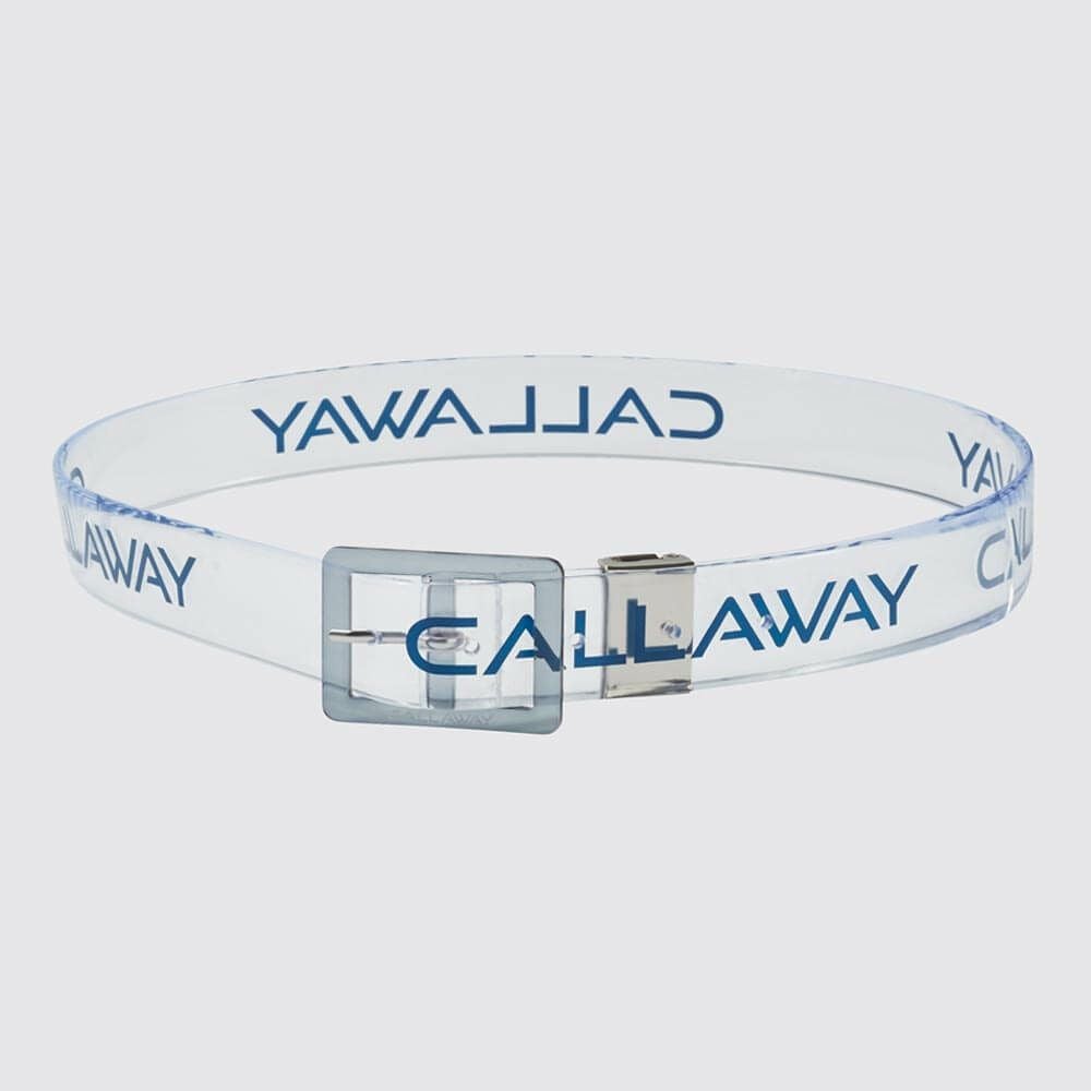 キャロウェイ Callaway レディース ロゴプリント クリア ベルト C25192204 1120 ネイビー 2025年モデル