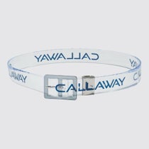 キャロウェイ Callaway　レディース ロゴプリント クリア ベルト C25192204 1120 ネイビー　2025年モデル