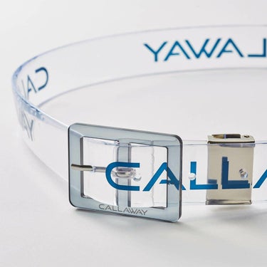 キャロウェイ Callaway　レディース ロゴプリント クリア ベルト C25192204 1120 ネイビー　2025年モデル ネイビー 詳細3