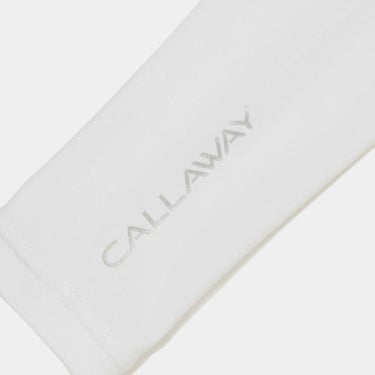 キャロウェイ Callaway　レディース クールコア ロゴプリント アームカバー C25198201 1030 ホワイト　2025年モデル ホワイト 詳細2