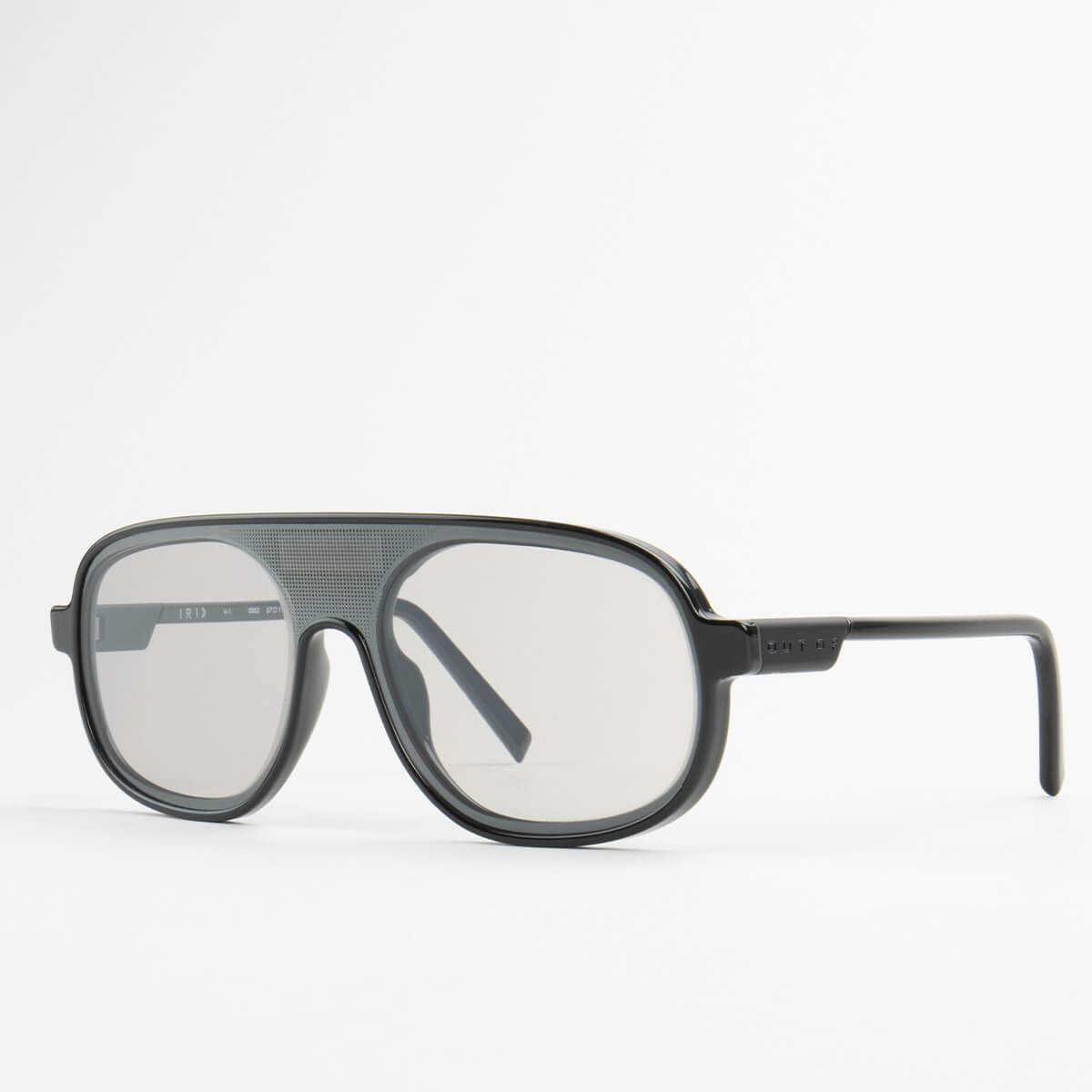 アウトオブ OUT OF　Vision-1 ヴィジョン1 GLOSSY BLACK/BLACK エレクトリック調光レンズ IRID X-10　サングラス 2024-2025 Vision-1 GLOSSY BLACK/BLACK