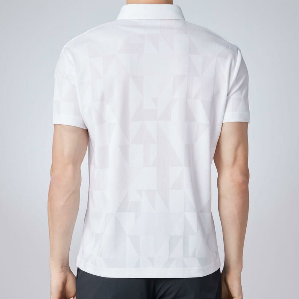 デサントゴルフ DESCENTE GOLF　メンズ オリガミ ジャカード 半袖 ポロシャツ DG5SHS20M　2025年モデル 詳細3