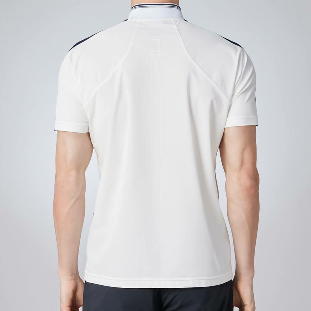 デサントゴルフ DESCENTE GOLF　メンズ スタンドカラー ハーフジップ 半袖 ハイネックシャツ DG5SHS22M　2025年モデル 詳細2