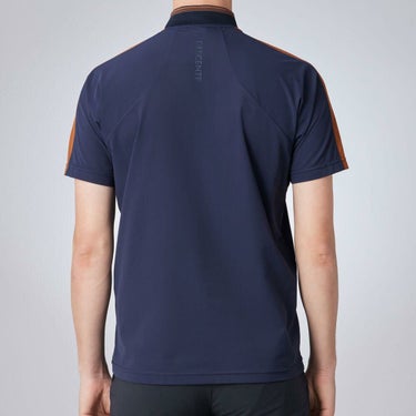 デサントゴルフ DESCENTE GOLF　メンズ スタンドカラー ハーフジップ 半袖 ハイネックシャツ DG5SHS22M　2025年モデル 詳細3