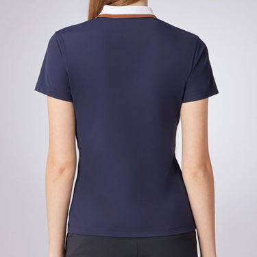 デサントゴルフ DESCENTE GOLF　レディース 鹿の子 半袖 ポロシャツ DG5SHS13L　2025年モデル 詳細2