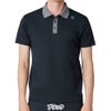 デサントゴルフ DESCENTE GOLF　メンズ 鹿の子 半袖 ポロシャツ DG5SHS17M　2025年モデル ブラック