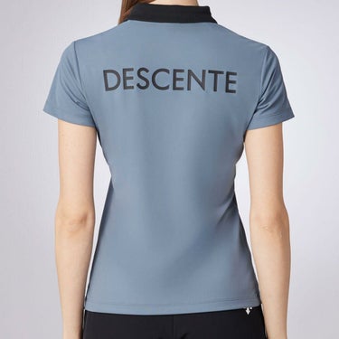 デサントゴルフ DESCENTE GOLF　レディース 鹿の子 半袖 ポロシャツ DG5SHS18L　2025年モデル 詳細2
