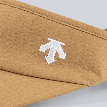 デサントゴルフ DESCENTE GOLF　レディース ワイドブリム リボン サンバイザー DG5SCP53L BW00 ブラウン　2025年モデル 詳細4