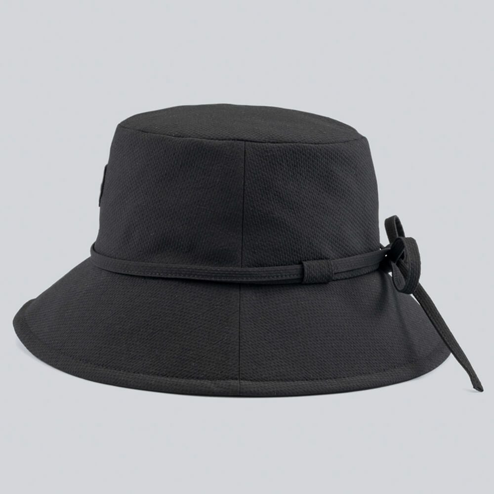 デサントゴルフ DESCENTE GOLF　レディース リボン バケットハット DG5SCP70L BK00 ブラック　2025年モデル 詳細2