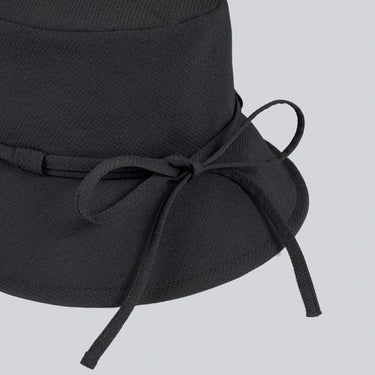 デサントゴルフ DESCENTE GOLF　レディース リボン バケットハット DG5SCP70L BK00 ブラック　2025年モデル 詳細5