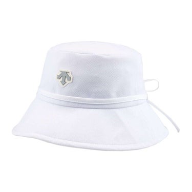 デサントゴルフ DESCENTE GOLF　レディース リボン バケットハット DG5SCP70L WH00 ホワイト　2025年モデル ホワイト