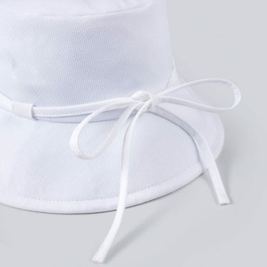 デサントゴルフ DESCENTE GOLF　レディース リボン バケットハット DG5SCP70L WH00 ホワイト　2025年モデル 詳細5