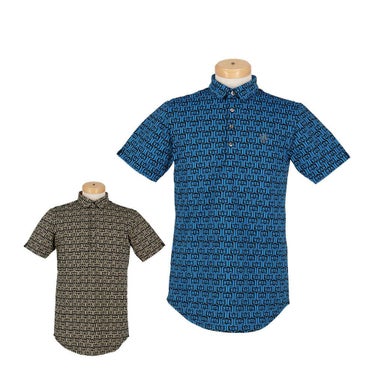 セントアンドリュース St ANDREWS　メンズ ドビーメッシュ ニューウェーブ柄 半袖 ポロシャツ 042-5160557　2025年モデル 詳細1