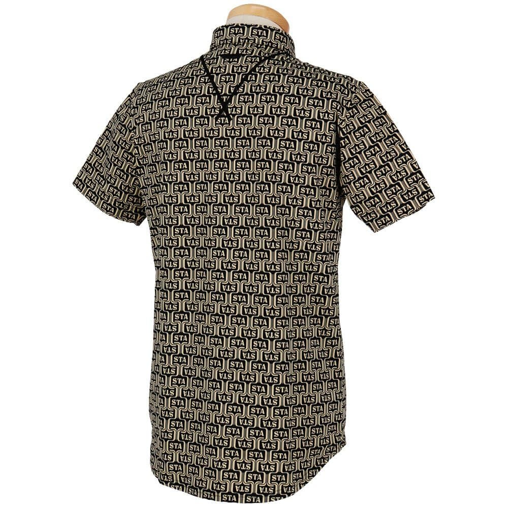 セントアンドリュース St ANDREWS　メンズ ドビーメッシュ ニューウェーブ柄 半袖 ポロシャツ 042-5160557　2025年モデル 詳細3