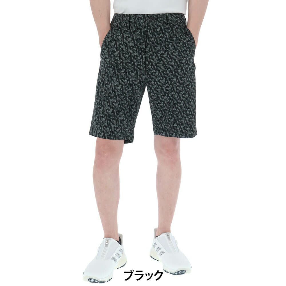 セントアンドリュース St ANDREWS メンズ SA モノグラム柄 サッカーストレッチ ショートパンツ 042-5132553 2025年モデル
