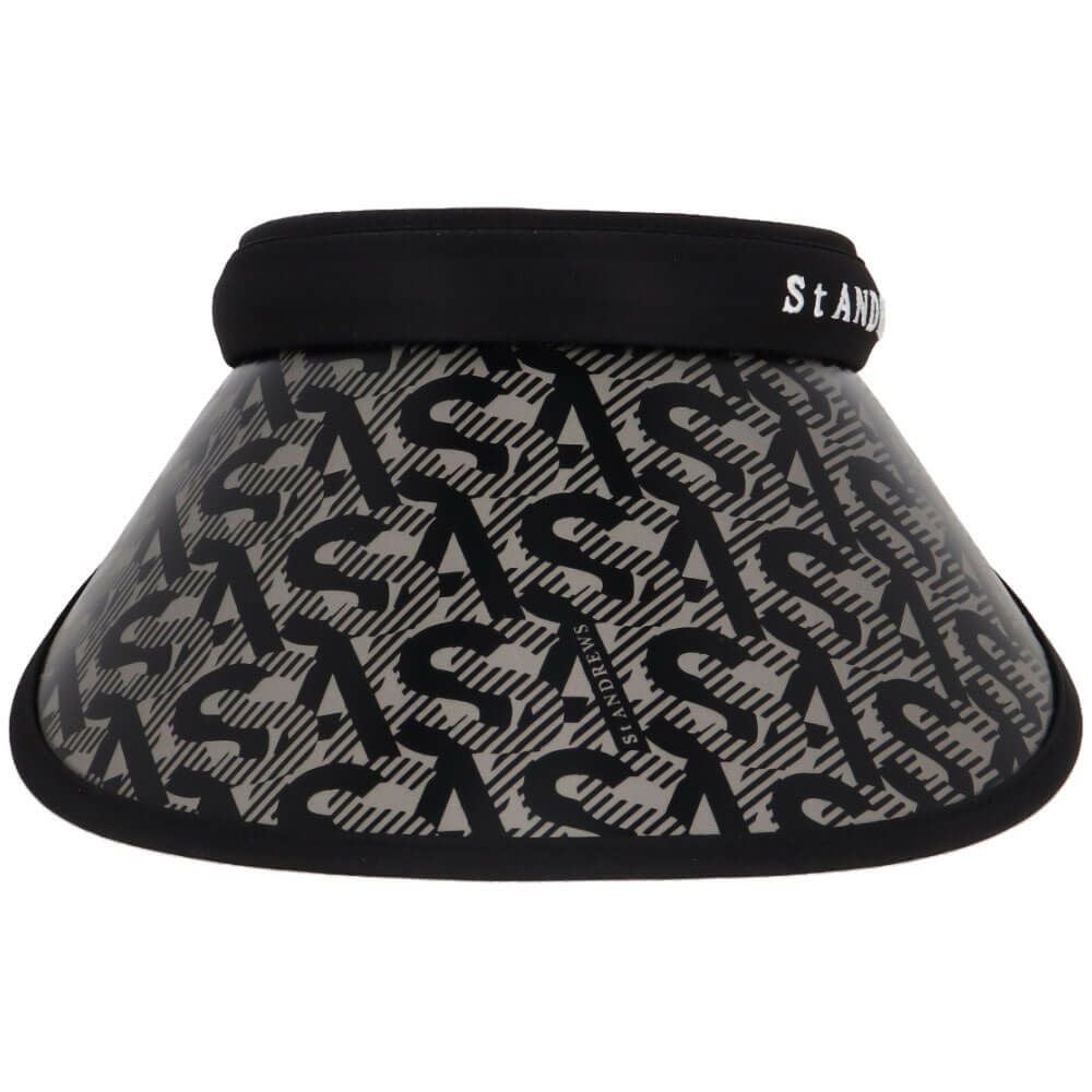 セントアンドリュース St ANDREWS　レディース クリップ UV バイザー 042-5187554 010 ブラック ゴルフウェア 詳細3