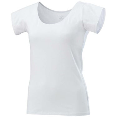 ミズノ MIZUNO　レディース クイックドライ アンダー ラウンドネック フレンチスリーブ シャツ C2JAA301 詳細3