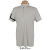 Jリンドバーグ J.LINDEBERG　メンズ ロゴデザイン 半袖 ポロシャツ 071-23245　2025年モデル ライトグレー