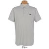 Jリンドバーグ J.LINDEBERG　メンズ ロゴデザイン ストレッチ 半袖 ポロシャツ 071-23343　2025年モデル グレー