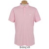 Jリンドバーグ J.LINDEBERG　メンズ ロゴデザイン ストレッチ 半袖 ポロシャツ 071-23343　2025年モデル ライトピンク