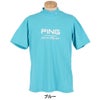 ピン PING　メンズ ロゴプリント プレーティング天竺 半袖 ハイネックシャツ 621-5167307　2025年モデル 詳細7