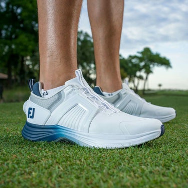 フットジョイ メンズ FJ HYPERFLEX CARBON BOA ハイパーフレックス カーボン ボア シューズ 55475 ホワイト/ネイビー 詳細10