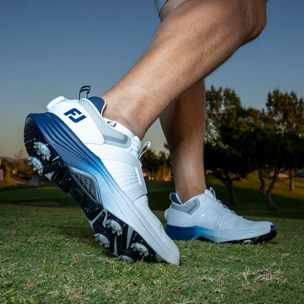フットジョイ メンズ FJ HYPERFLEX CARBON BOA ハイパーフレックス カーボン ボア シューズ 55475 ホワイト/ネイビー 詳細11