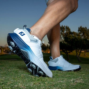 フットジョイ メンズ FJ HYPERFLEX CARBON BOA ハイパーフレックス カーボン ボア シューズ 55475 ホワイト/ネイビー 詳細11