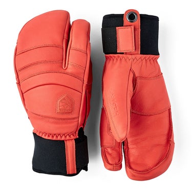 ヘストラ HESTRA　Fall Line 3-Finger フォールラインスリーフィンガー Flame Red　スキーグローブ 2025-2026