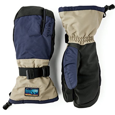 ヘストラ HESTRA　Gauntlet Sr 3-Finger ガントレット シニア スリーフィンガー Dark Navy/Beige　スキーグローブ 2025-2026