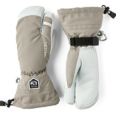 ヘストラ HESTRA　Heli Ski 3-Finger ヘリ スキー スリーフィンガー Khaki　スキーグローブ 2025-2026
