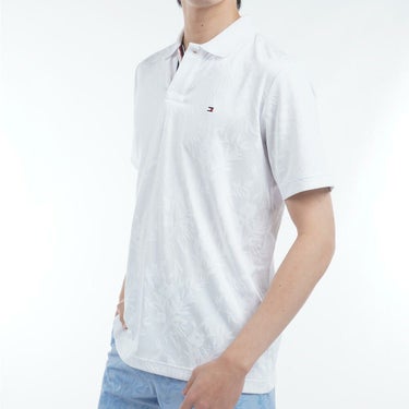 トミー ヒルフィガー ゴルフ　メンズ リーフジャガード 半袖 ポロシャツ THMA522　2025年モデル 詳細4