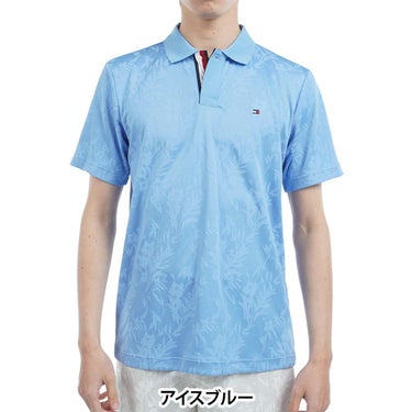トミー ヒルフィガー ゴルフ　メンズ リーフジャガード 半袖 ポロシャツ THMA522　2025年モデル 詳細8