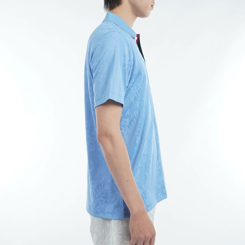 トミー ヒルフィガー ゴルフ　メンズ リーフジャガード 半袖 ポロシャツ THMA522　2025年モデル 詳細13