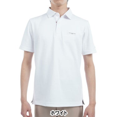 トミー ヒルフィガー ゴルフ　メンズ ロゴジャガード 半袖 ポロシャツ THMA530　2025年モデル 詳細2