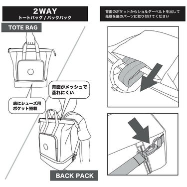 トミー ヒルフィガー ゴルフ　トートバッグ ユースフル THMG5SB2 30 ネイビー　2025年モデル 詳細8