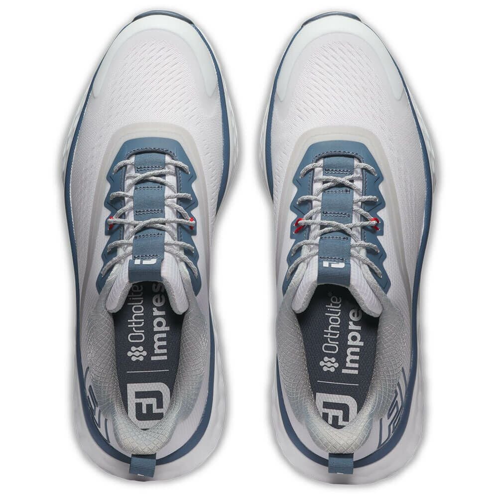 フットジョイ　クオンタム レース 2025年モデル メンズ スパイクレス ゴルフシューズ 56989 ホワイト/ブルー 詳細6