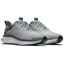 フットジョイ　クオンタム レース 2025年モデル メンズ スパイクレス ゴルフシューズ 56991 グレー/ホワイト