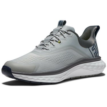 フットジョイ　クオンタム レース 2025年モデル メンズ スパイクレス ゴルフシューズ 56991 グレー/ホワイト 詳細1