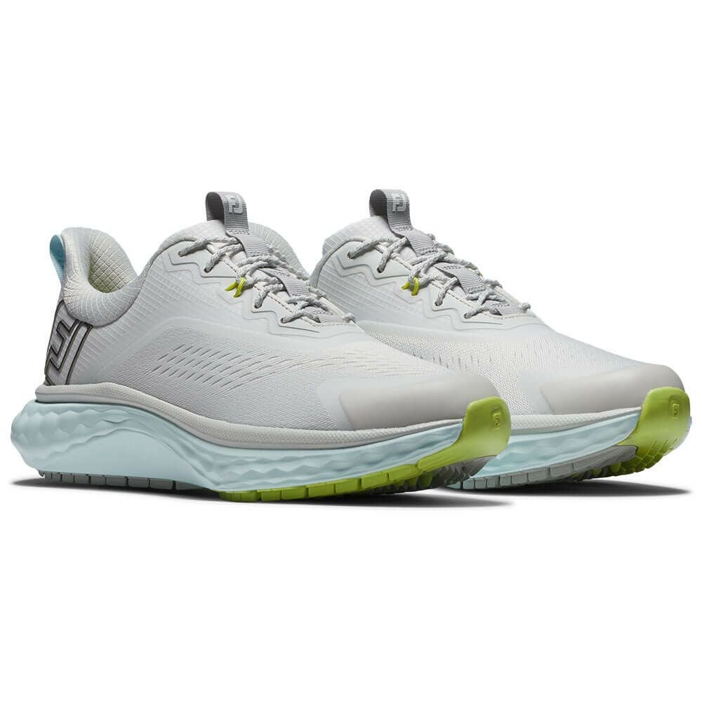フットジョイ　クオンタム レース 2025年モデル レディース スパイクレス ゴルフシューズ 97817 グレー/ブルー