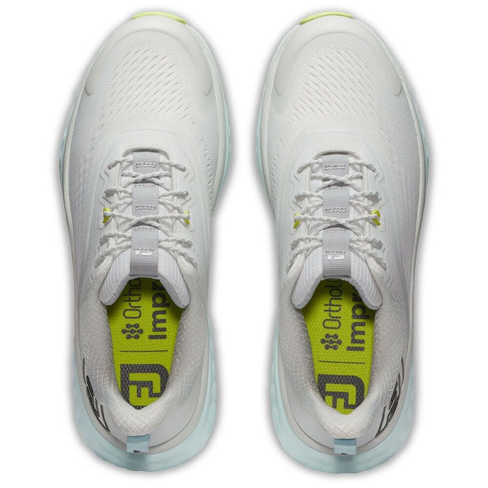 フットジョイ　クオンタム レース 2025年モデル レディース スパイクレス ゴルフシューズ 97817 グレー/ブルー 詳細6