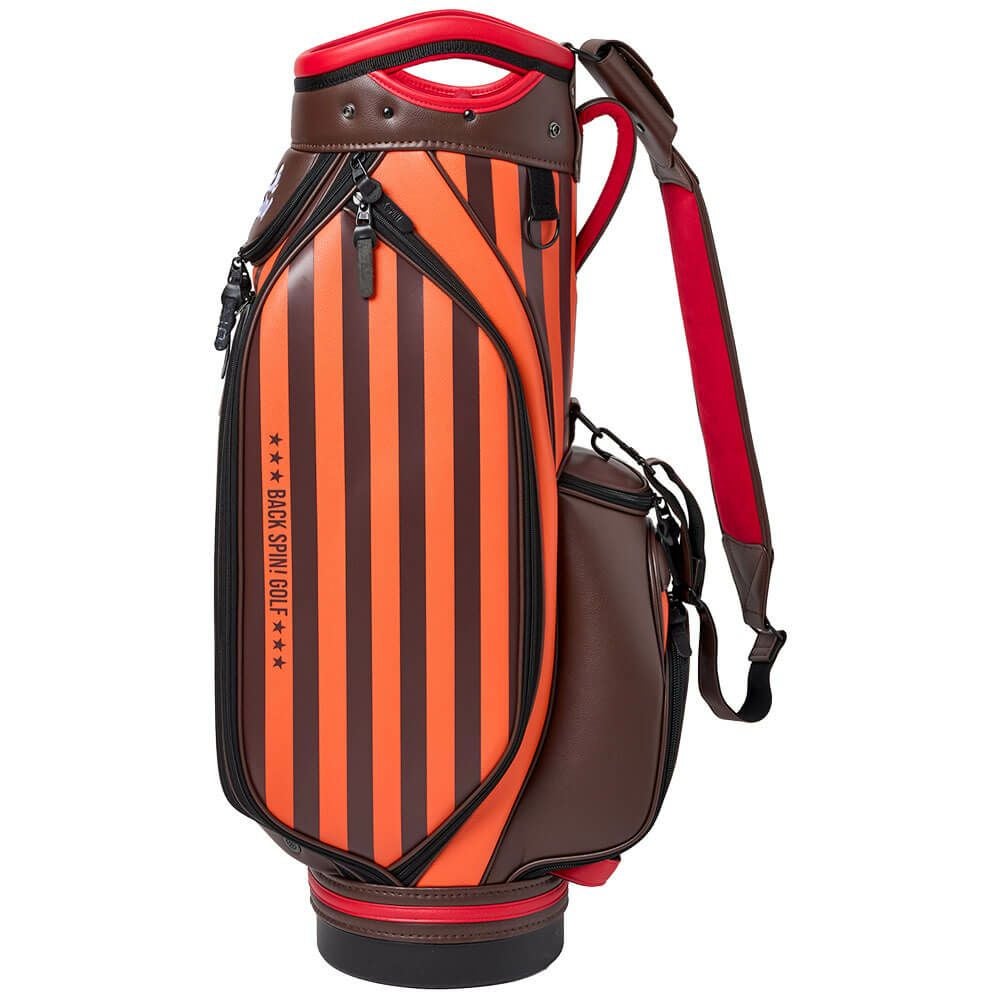 バックスピンゴルフ BACK SPIN! GOLF ストライプ キャディバッグ