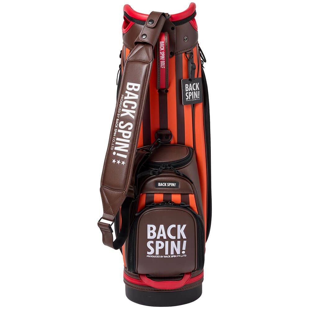 バックスピンゴルフ BACK SPIN! GOLF ストライプ キャディバッグ