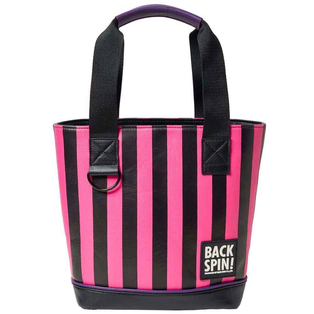 バックスピンゴルフ BACK SPIN! GOLF ストライプ カートバッグ BSBE01B311 PKBK ピンク/ブラック 2025年モデル